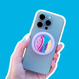 Magnetic Popsocket Pink and Blue