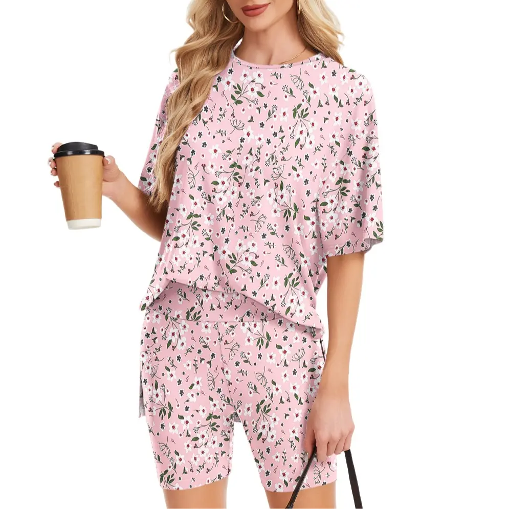 Pink Scattered Floral