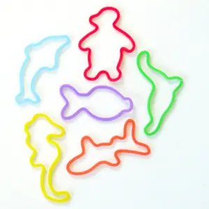 Silly Bandz Sea Creatures Rubber Band Bracelets - Vibrant Colors & Fun Designs for Kids
