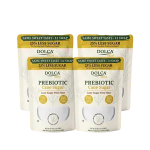 Dolca Slim 4-Pack Bundle | Buy 3 Get 1 Free | Prebiotic Cane Sugar for Baking, Made with Natural Fiber and Cane Sugar | Sweetener Swap