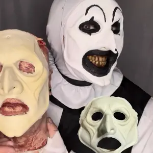 Terrifying Scary Clown Foam Latex Mask Cosplay SFX Makeup