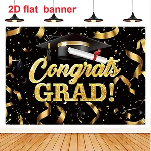 Graduation Banner, Multi-Inch Design, Perfect for Graduation Parties, School Classroom Decoration, Theme Photography Prop, Graduation Party Decorations