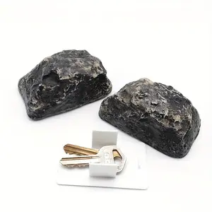 Creative Stone Shape Key Hidden Box, Realistic Small Stone Key Holder, Outdoor Garden Yard Key and Small Object Storage