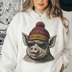 Vintage 90s Washington Football Mascot Hoodie Sweatshirt T-Shirt, Washington Hoodie, #CCommanderrr merch, Sweater Washington Fan Gift, Washington T-Shirt Hoodie 2O3U