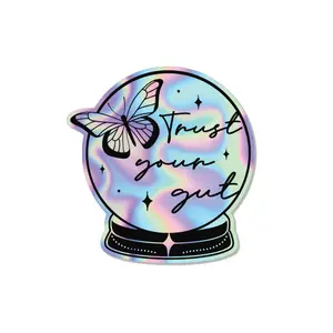 Trust Your Gut Holographic Sticker