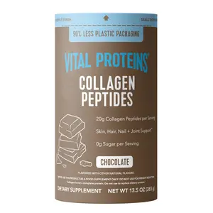 Vital Proteins Chocolate Collagen - Peptides Powder Supplement | 13.5 oz, Supports Hair, Nail, Skin, Bone and Joint Health