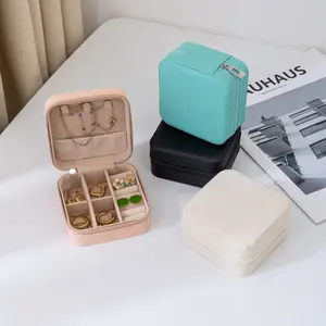 Portable Jewelry Box, Small and Compact Multi-Use Storage Box, Versatile Jewellery Organizer, Travel-Friendly Accessory Holder, Durable Lightweight Organizer