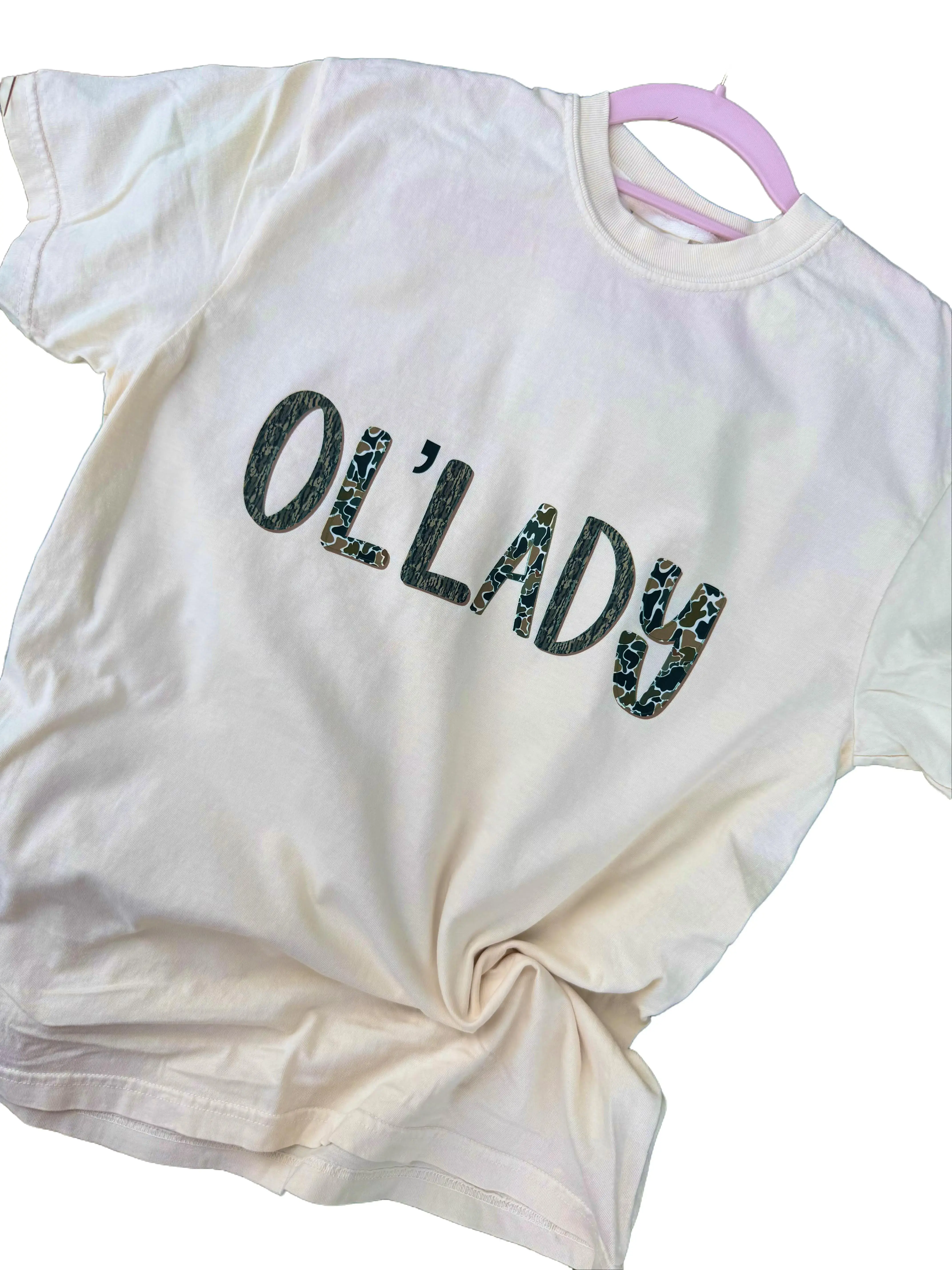 Ol Lady Woodsy Vibes Woman's Graphic Tee Womenswear