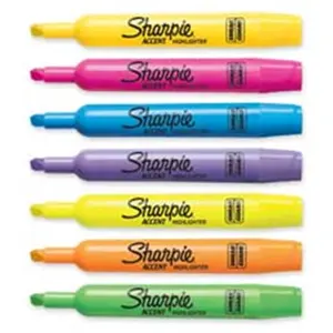 Sanford Ink Corporation  Major Accent Highlighter- Chisel Point- Yellow Ink