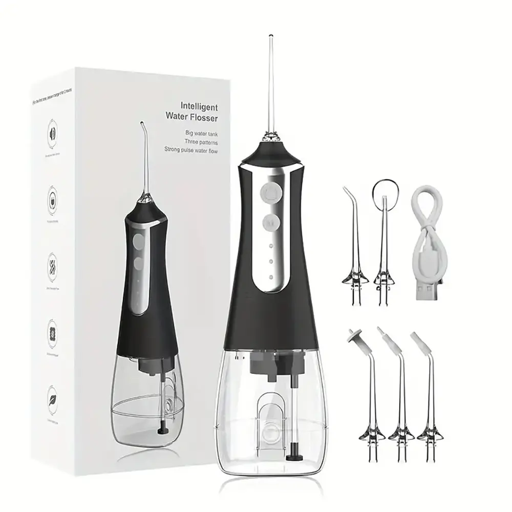 Portable Oral Irrigator, Rechargeable Dental Water Flosser, Waterproof Design, USB Charging, Essential Daily Care Device, Travel Water Flosser, Water Dental Flossers