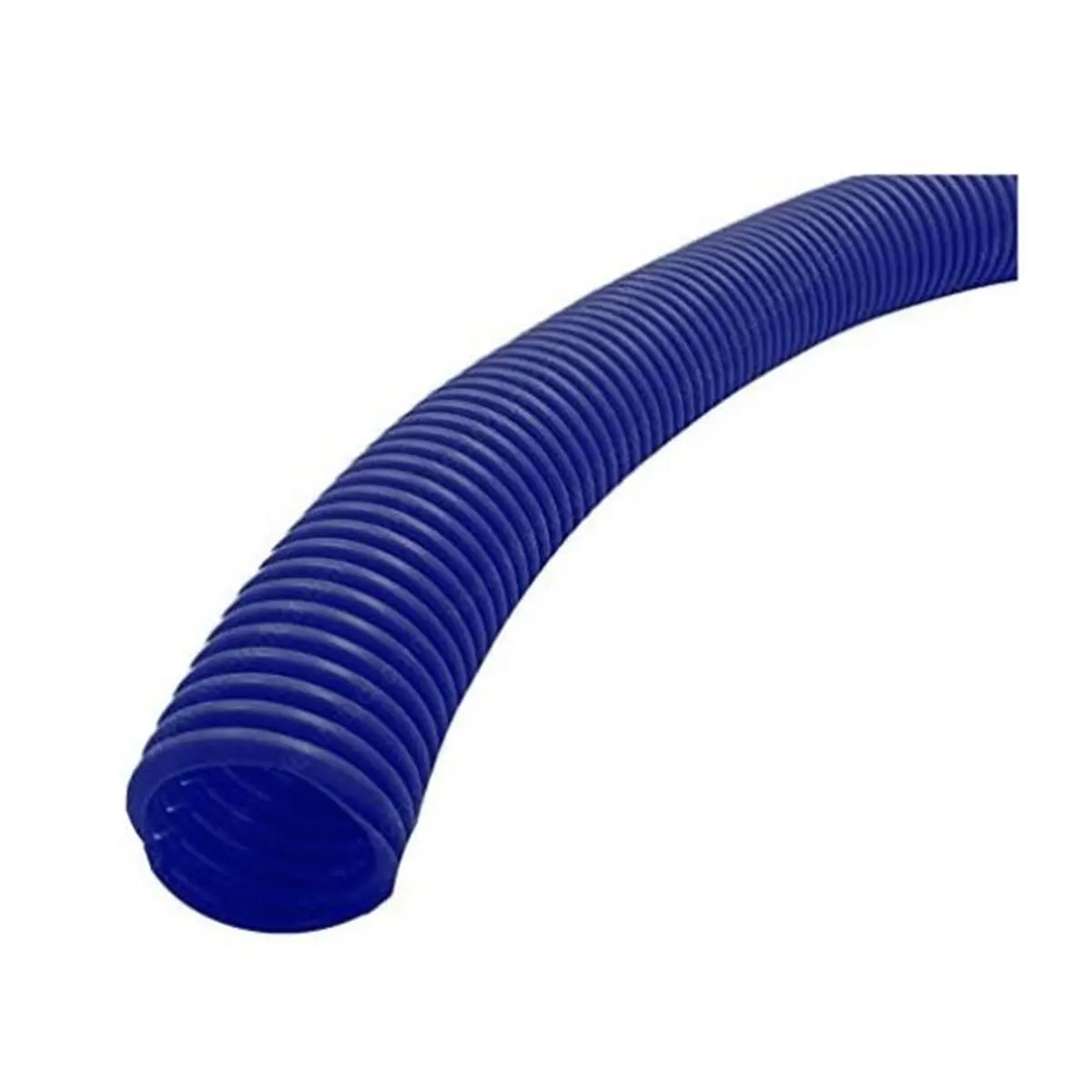 212 MAIN 2 in. Split Wire Loom Tube - Corrugated Flexible Blue PE Cable Protector, 20 ft Length, for Car Accessories, Computers, Wire Insertion and Routing