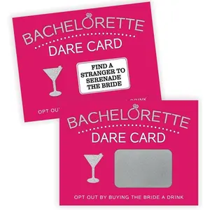 Bachelorette Dare Card Scratch Off , Girls Night Out, 20 Cards