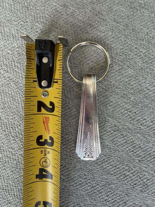Handmade Silverware Keychain