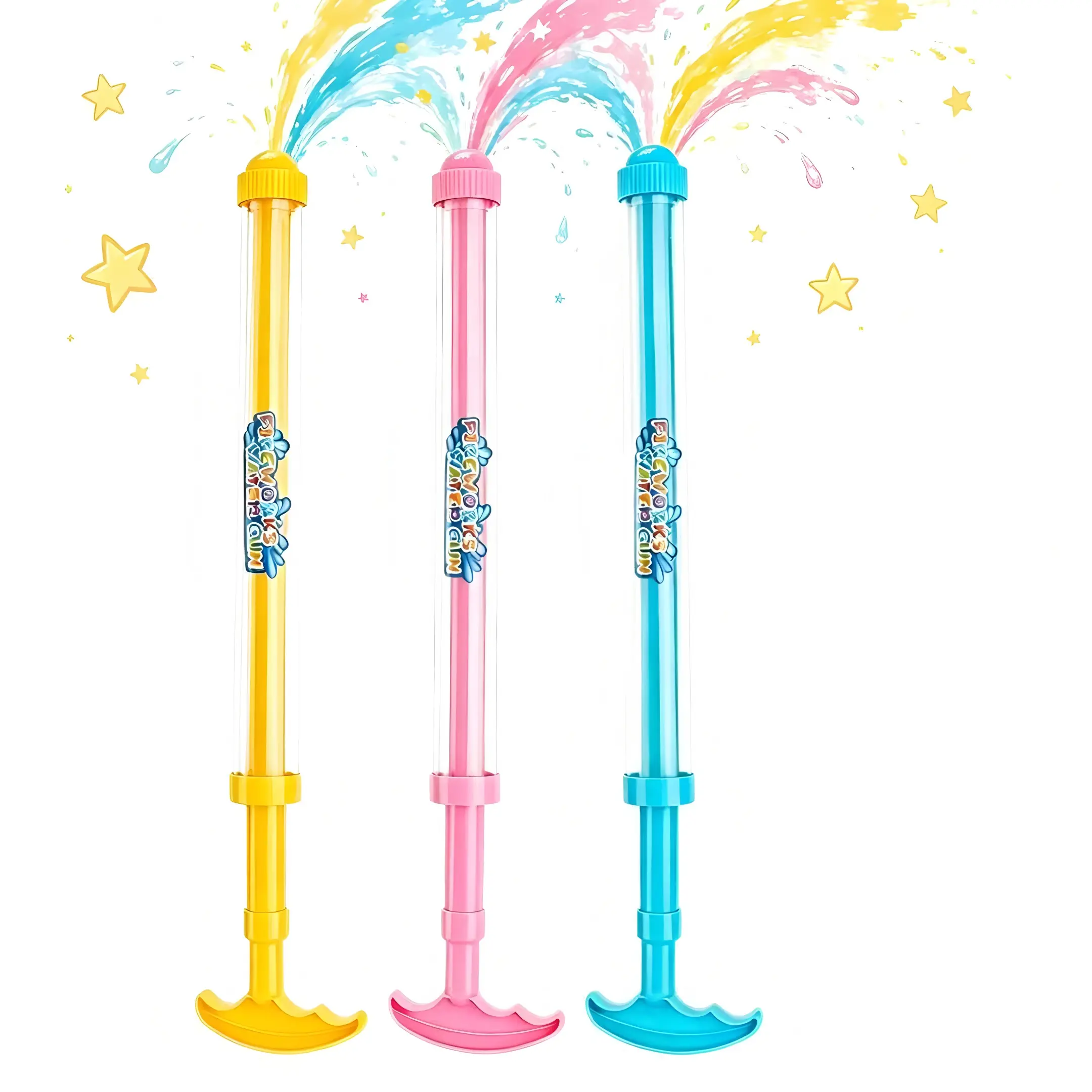 Summer Vibes Fireworks Water Soaker Set | High-Flow Squirt Guns Multi-Pack | Ultimate Pool Party Toys for Hot Days Outdoor Fun summerwins,summerwins