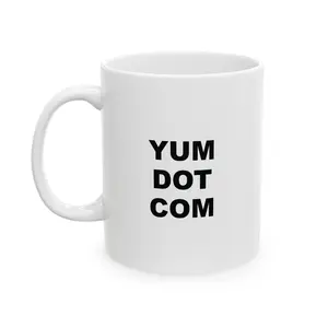 Yum Dot Com Ceramic Mug (11oz)