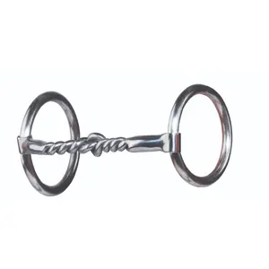 Professional's Choice O-Ring Half and Half Snaffle Horse Bit - 5 1/4" Mouthpiece, 5/16" Diameter, 2 7/8" Rings