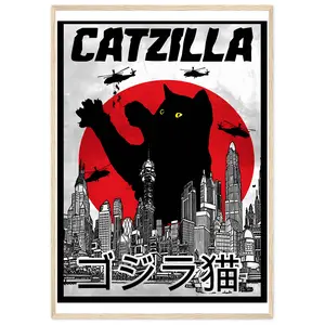 Catzilla Beautiful and luxurious decorative posters suitable for your home space
