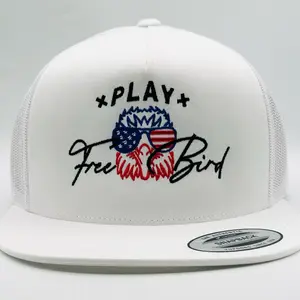 Play “Free Bird” trucker hat - SnapBack white cap