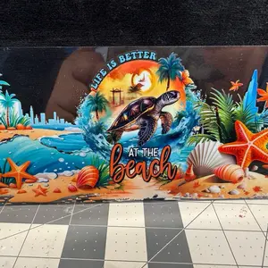 Sea Turtle Tumbler Wraps Funny Stickers Vinyl Decal Sticker