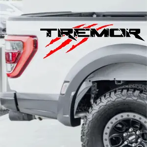 Tremor Claws Bedside Truck Decalcoman, F150 calcomanía Ford Ranger vinilo calcomanía Pick up camioneta Scratches Decal (2 piezas)