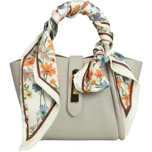 Women's Silk-Like Hair Scarf & Headband - Handbag & Purse Accessory