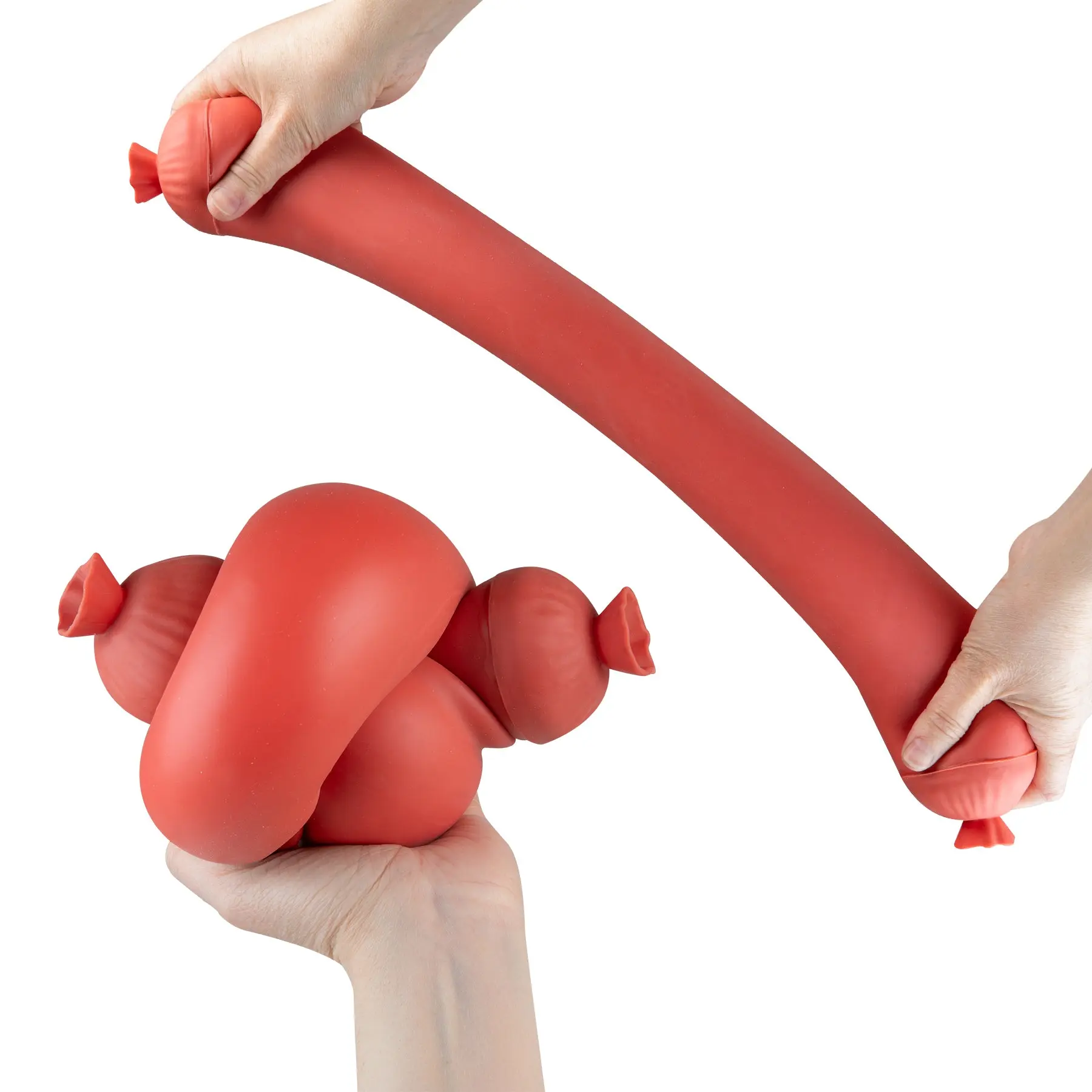 Easy Sqweezy Sausage Toy