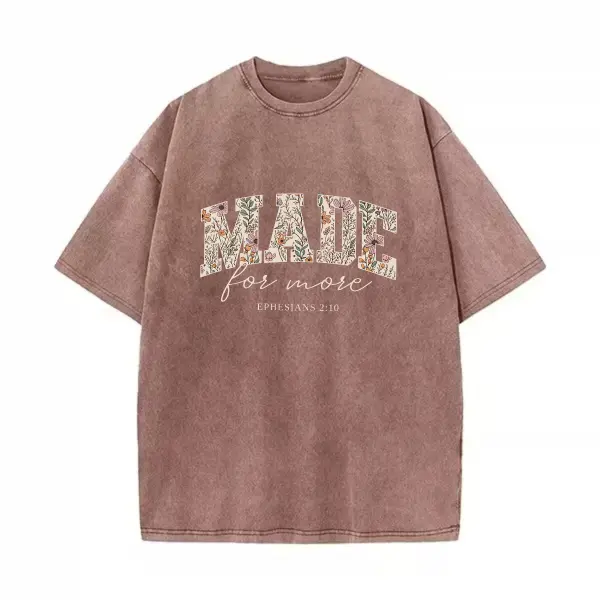 Bible verse shirt, Cute Christian shirt for women, Jesus Tee, Christian Gift, Apparel, Soft Cotton Tee Casual Floral Crewneck Everyday t shirts women
