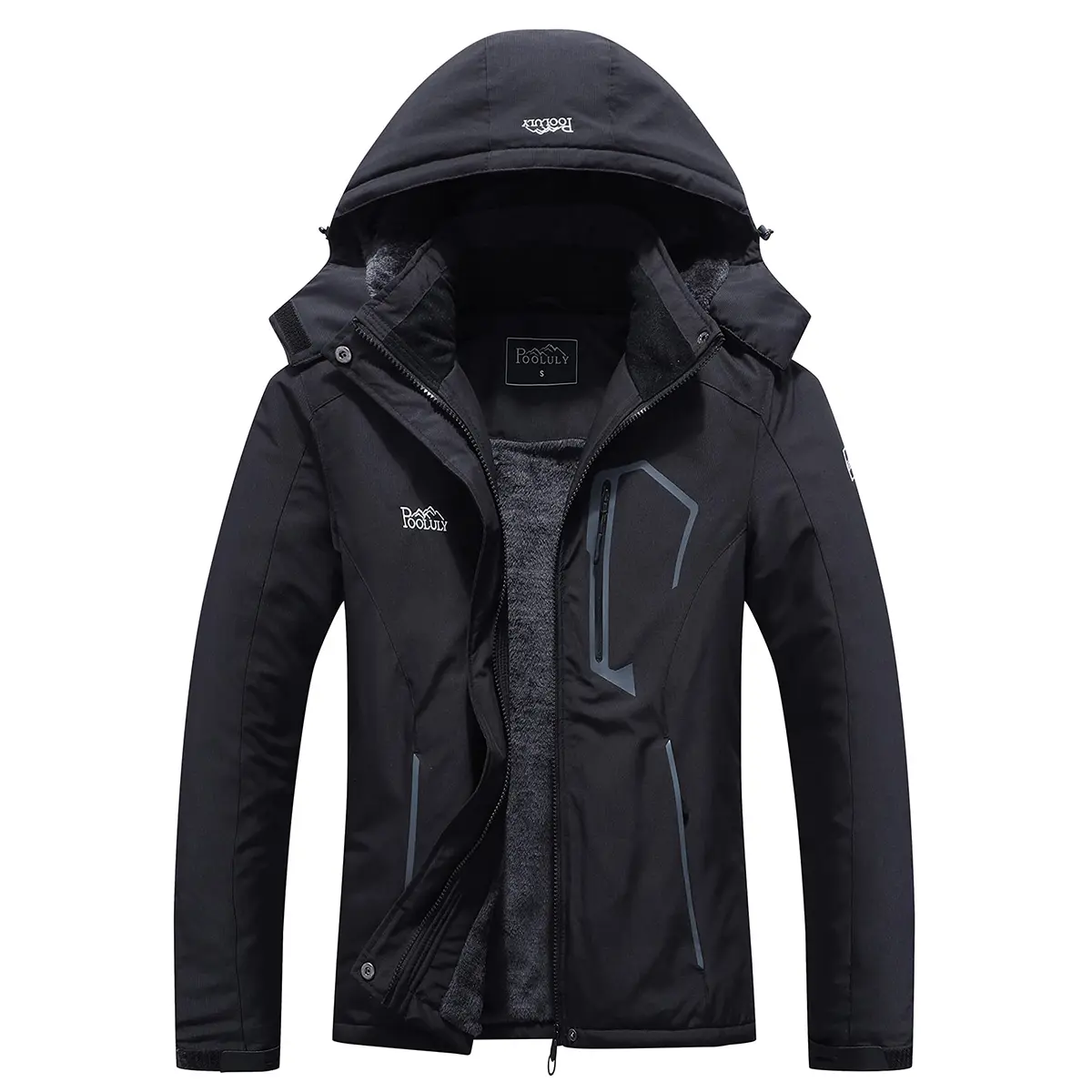 FUPHINE Women's Ski Jacket Warm Winter Waterproof Windbreaker Hooded Raincoat Snowboarding Jackets
