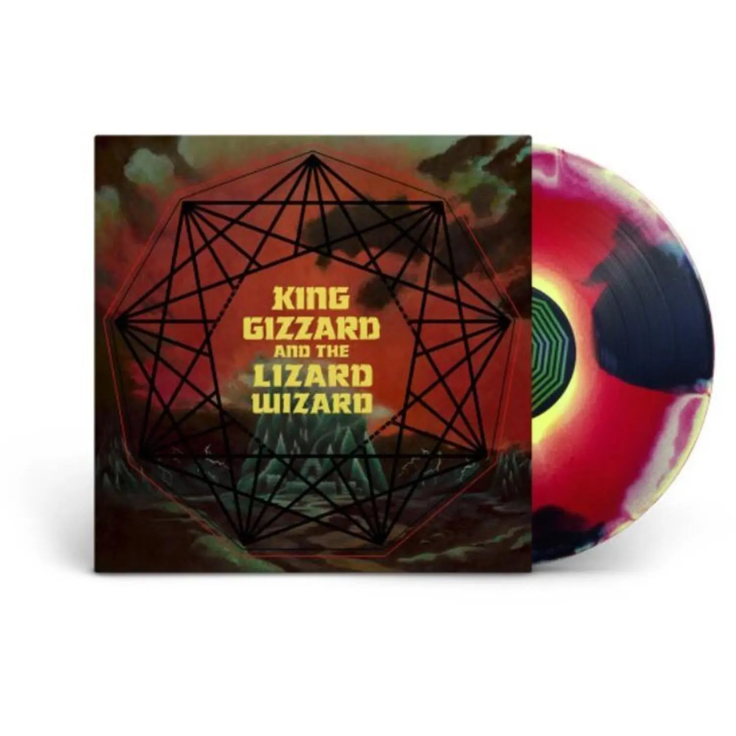 King Gizzard and the Lizard Wizard - Nonagon Infinity  [VINYL RECORD - LP] Black, Colored Vinyl, 180 Gram, Red, Yellow