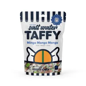 Taffy Shop, Mingo Mango Mongo SPICY Salt Water Taffy - Chili Mango Lime Soft, Sweet & Chewy Candy