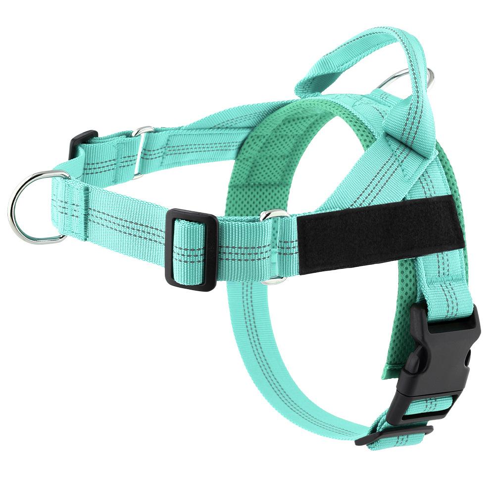 Dog Comfortable Harness - Easy to Fit No-Pull Design Safe Secure and Comfortable Ideal for All Dogs - Resistant Lightweight Straps - Adjustable Straps for Perfect Fit