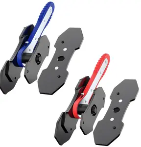 Brake Caliper Piston Press Tool – 360° Rotating Ratchet Wrench, Car Piston Spreader Pad Expander for Single, Dual & Quad Piston Disc Brakes, Effort-Saving Automotive Brake Repair Tool, Portable Press-Fit Hand Wrench tiktokshopspringglowup