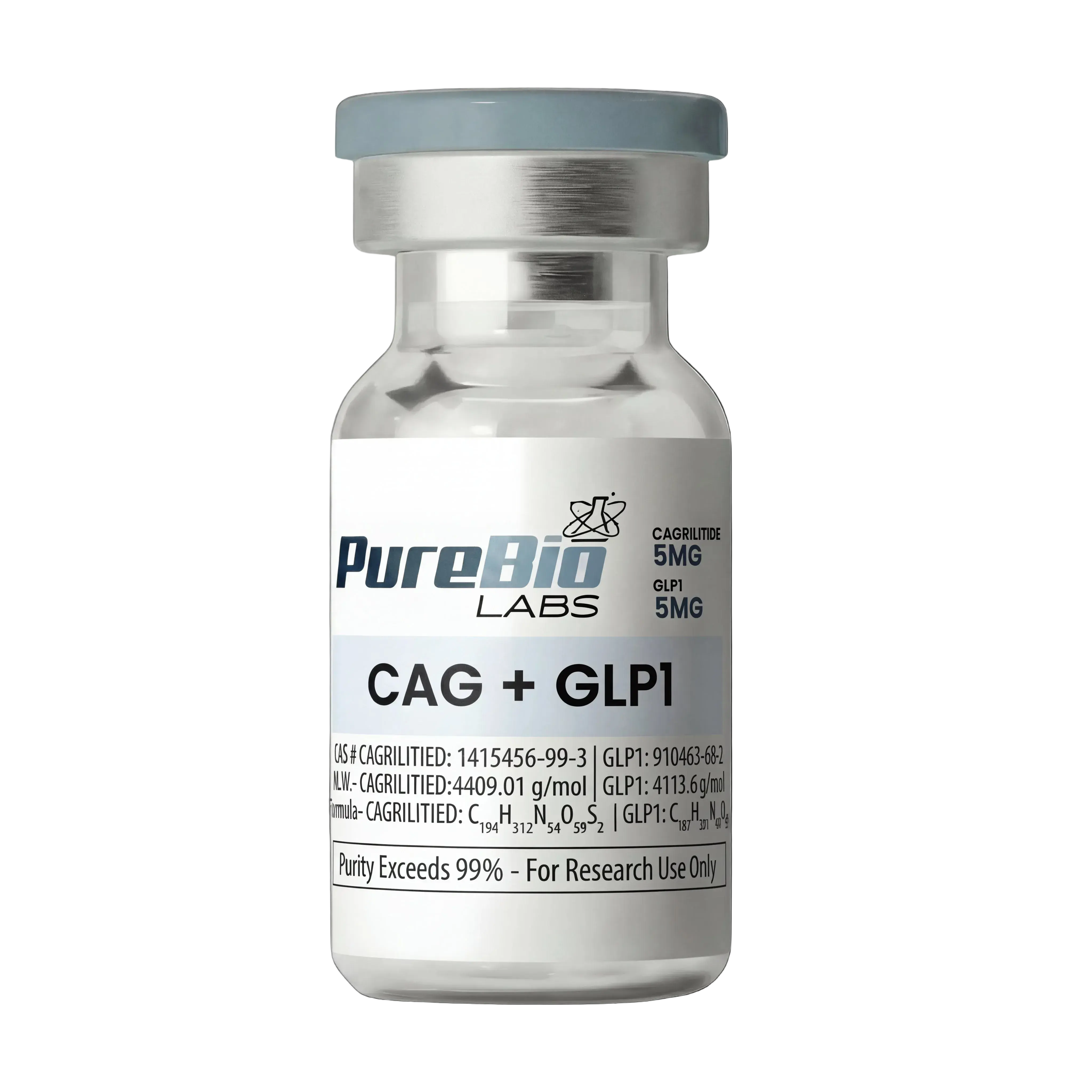 Cagrilintide + GLP-1 Vial, 10mg - Laboratory-Grade Research Supply for Research & Laboratory Applications