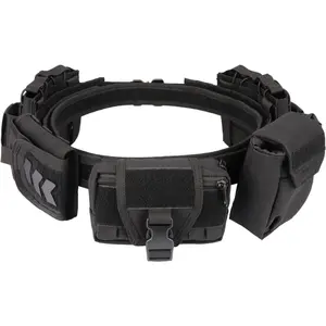 Tactical Battle Belts for Men- Quick Release Trigger Airsoft Belt Heavy Duty Belts with Pouches 7 PCS,summervibes