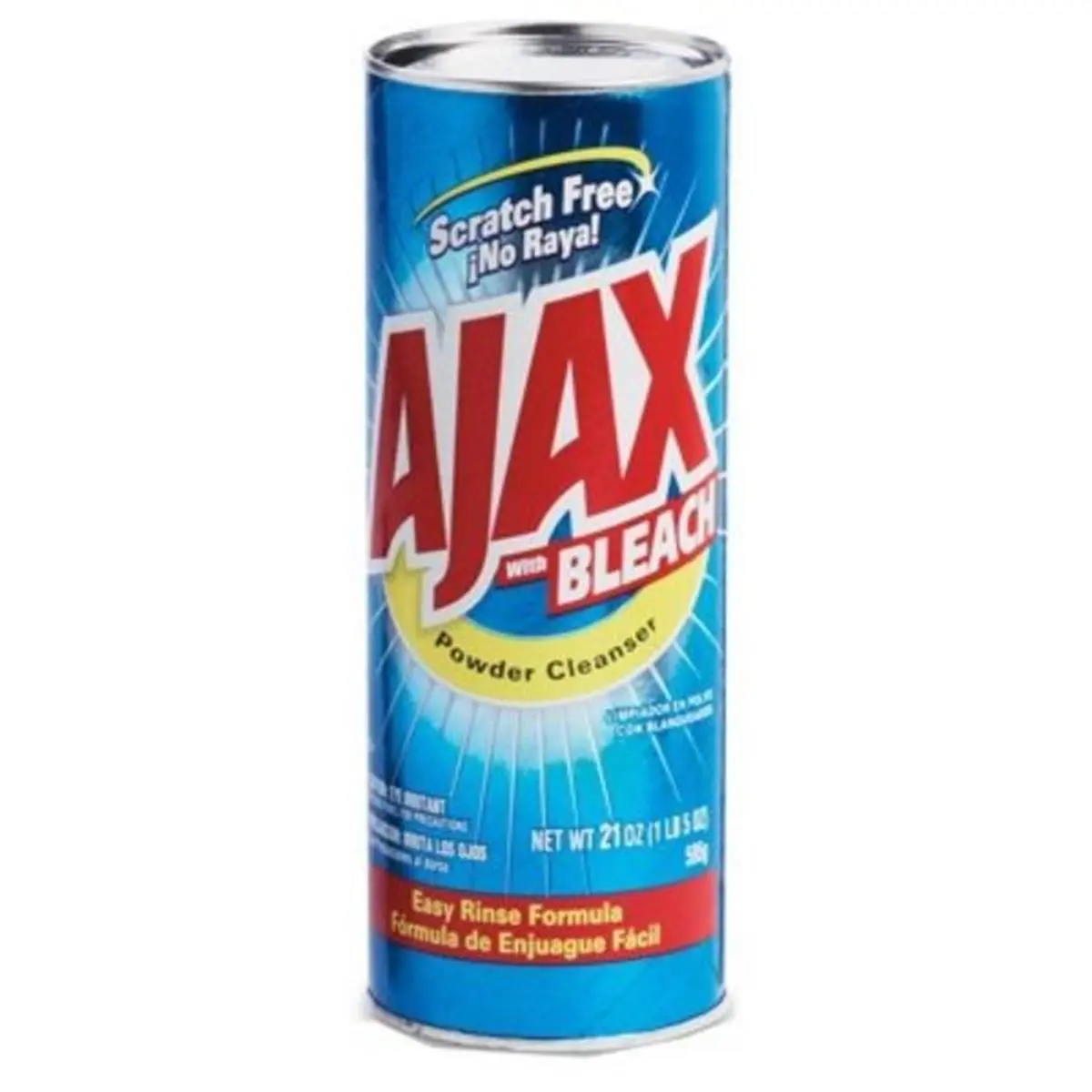 AJAX 212 MAIN 21oz Bleach-Infused All-Purpose Cleanser - Strong, Anti-Scratch, Cleans & Shines, Phosphate-Free Home Supplies, Consumer-Grade Cleaning Supplies