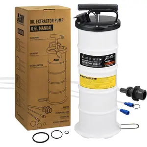 6.5L Manual Oil Extractor Pump for Oil Change, Fluid Evacuators for , , Jet Skies, Lawnmowers, Quick Oil Drain in 10 Pumps