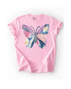 Patchwork Butterfly T-shirt