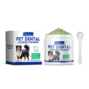 Dog Dental Powder - Food Topper for Fresh Breath & Clean Teeth - Gentle Formula for Sensitive Stomachs - Tartar Plaque Remover - Natural Oral Care for Dogs