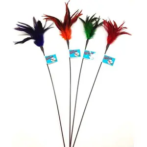 Go Cat 18" Kitty Duster Cat Wand Toy