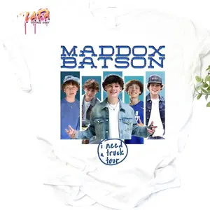 Maddox Batson I Need A Truck Tour Vintage T-Shirt, Sam Barber Fans, American singer Shirt, 4