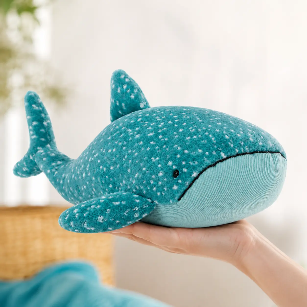 Jellycat Gobfrey Whale Shark – Adorable Soft Ocean Plush, Blue Spotted Cuddle Companion Gift