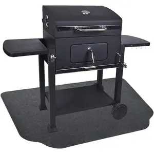 x 50 inches Under The Grill Protective Deck and Patio Mat, Under Grill Floor Mats to Protect Deck, Mat for Under Absorbent Oil Pad Protector for Deck & Patio