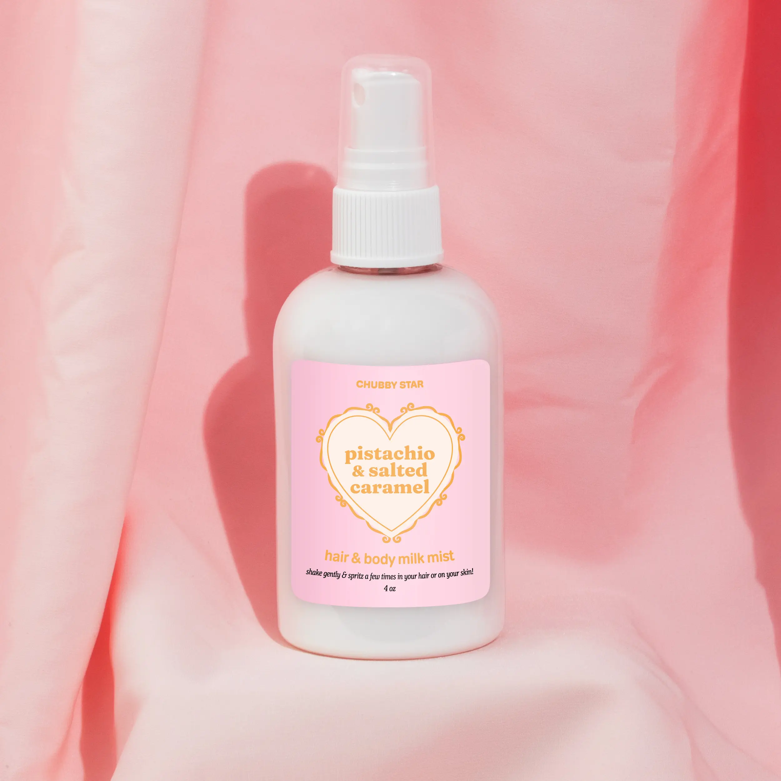 (NEW!) Pistachio & Salted Caramel Body Milk Mist Spray For Body & Hair - Fragrant Hair and Body Spray Milky Mist - Alcohol Free