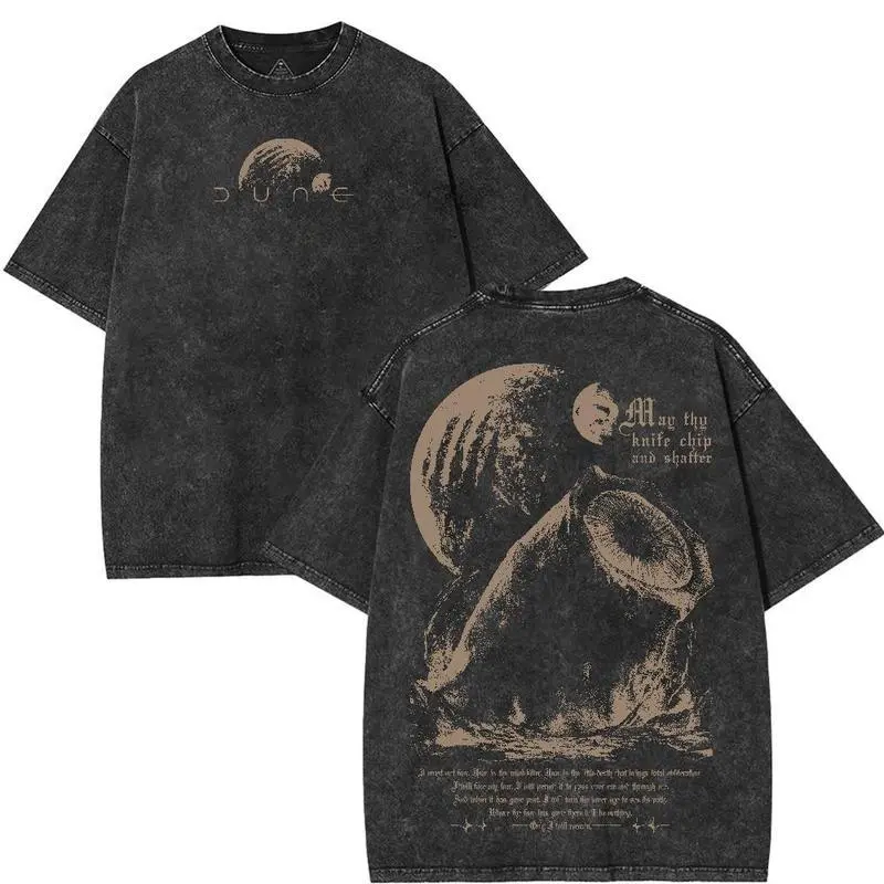 Dune Lightweight Acid Tee, Gift For anime lover Menswear Top shirts men, Graphic tee, Crewneck Streetwear Tshirt Cotton Fabric Clothes Soft