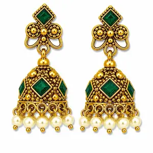 Cute Mini Jhumki Earrings Lightweight Comfortable Elegant Design for Simple Look