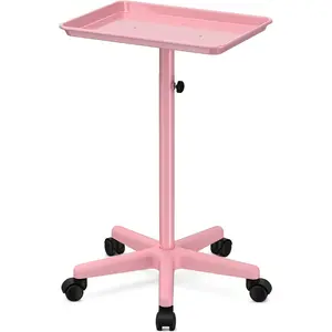 Salon Cart Tray  Tray for Hair Stylist Salon Trolley Cart with Wheels Rolling Trolley-