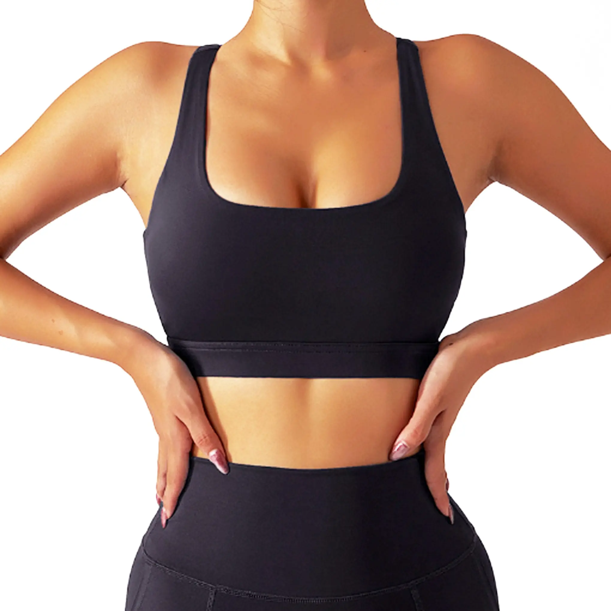 Woman Racerback Performance workout clothes sports bra Woman Racerback Performance workout clothes sports bra