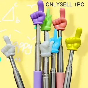 Adjustable Finger Indicator Tool, Multi-Color Teaching Aid, Visual Learning Tools, Stainless Steel Teaching Supplies, Ideal for Classroom and Home Use
