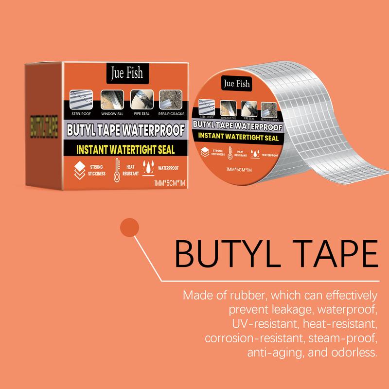 butyl  for roof leak repair and moisture-proof high-viscosity self- aluminum foil  membrane closer wooden corner bracket Soft Craft Thick Duty   industrial strength Siding Sealant Sealant for Roofs  Sealant tapes Sealing Tape Waterproof Self-Stick