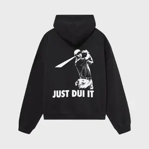 Funny Tiger Woods Mugshot Just Dui IT shirt Funny Golf Graphic Tee Gift for Fan Women Top 90s Style swears Hoodied Hoodie & Sweater for Two